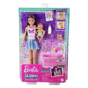 Barbie Skipper Sleepy Baby Playset & Dolls